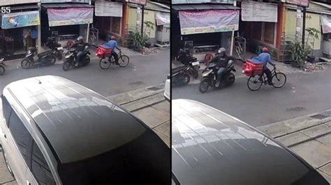 Viral Pedagang Es Krim Di Bekasi Jadi Korban Penjambretan Terekam Cctv