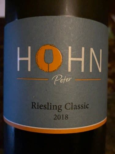 Peter Hohn Riesling Classic Vivino