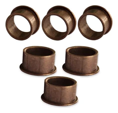 6 Bucha De Bronze 20mm Eixo Motor Rossi Dz Nano Atto Dz3 Dz4