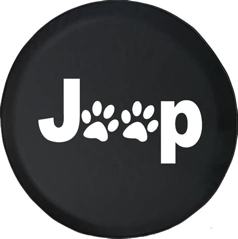 Jeep Paw Print Tire Cover 32x12 Jeeperz Outpost