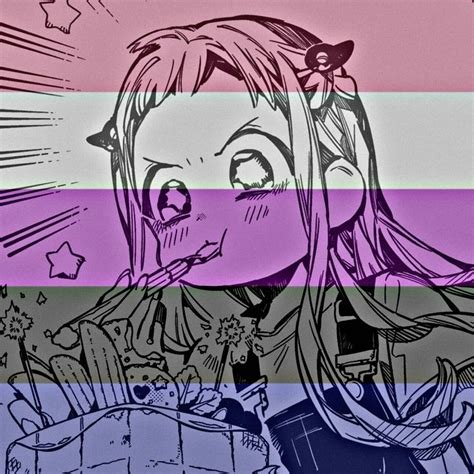 Yashiro Nene Genderfluid Flag Pride Icon Cosplay Engraçado Bandeira Do Orgulho Lgbt Desenhos