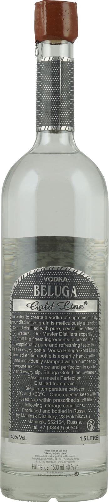 Beluga Gold Line Vodka Liter Vol Limitiert