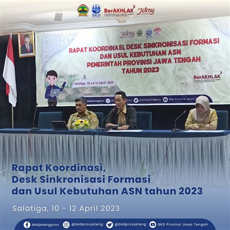 Rapat Koordinasi Desk Sinkronisasi Formasi Dan Usul Kebutuhan Asn