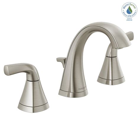 Peerless Parkwood 8 In Widespread 2 Handle Bathroom Faucet With Pop Up