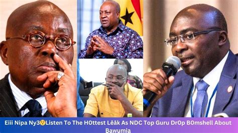 Eiii Nipa Ny3Listen To The H0ttest Lěǎk As NDC Top Guru Dr0p B0mshell