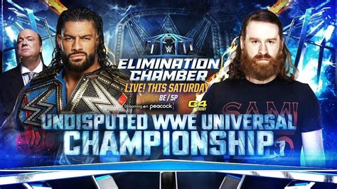 Wwe Elimination Chamber 2023 Full And Official Match Card Youtube