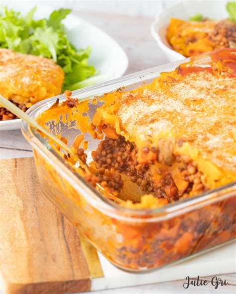 Recette Hachis parmentier végétarien aux lentilles