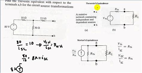 Source Transformation W Thevenin And Norton Equivalent Circuits Youtube