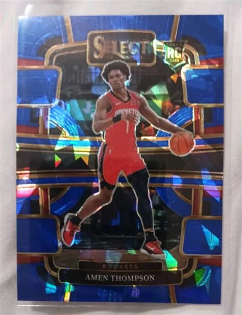 2023 24 PANINI SELECT Basketball Amen Thompson Concourse Blu Ghiaccio