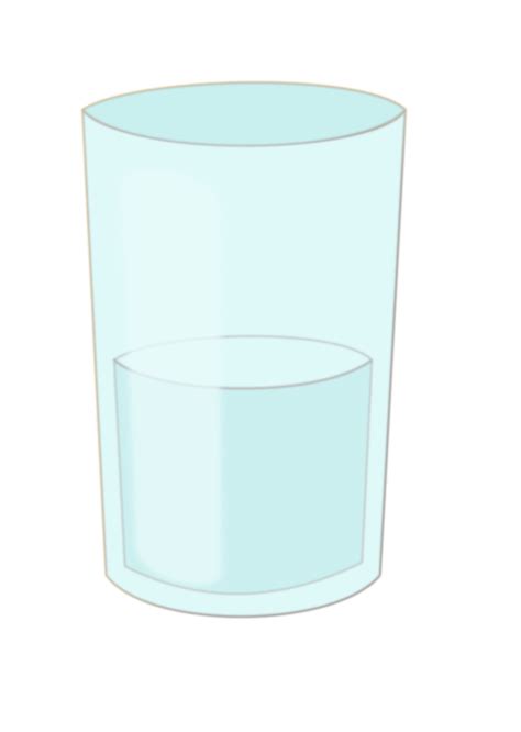 Empty Glass Of Water Clipart