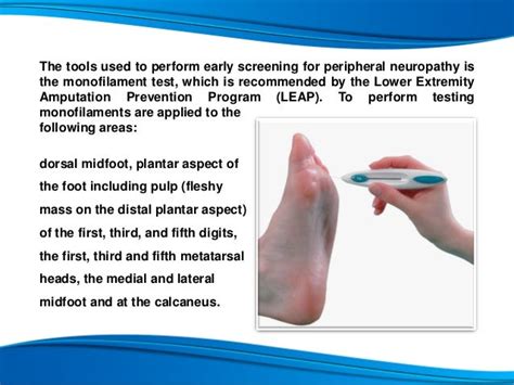 Sensory Testing Using Monofilaments For Diabetes And Carpal Tunnel Pa