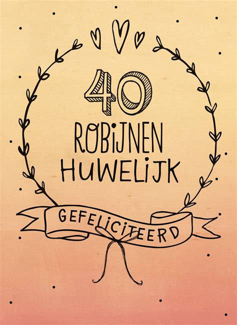 Houten Kaart Robijnen Huwelijk Hallmark