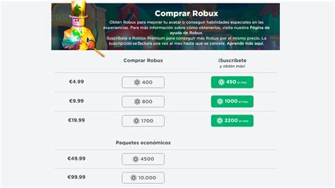 Conseguir Robux Y Una Cuenta Premium En Roblox Cu Les Son Los Precios