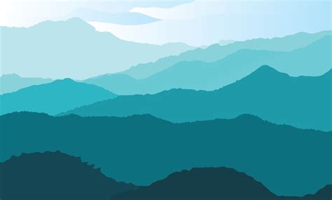 Premium Vector | Natural hill background