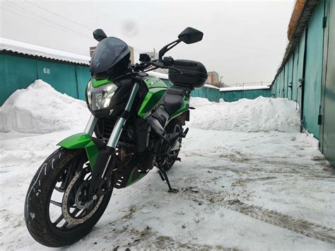 Купить б у Bajaj Dominar 400 в Москве зелёный naked bike 2020 года на Авто ру ID 1122385290