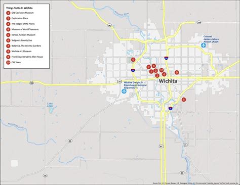 Map of Wichita, Kansas - GIS Geography