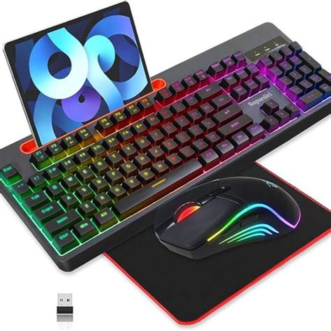 Wireless Gaming Keyboard and Mouse Combo