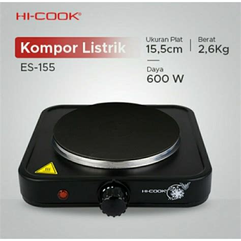 Jual Kompor Hi Cook Es 155 Kompor Listrik Shopee Indonesia