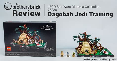 Lego Star Wars Diorama Collection Dagobah Jedi Training Review