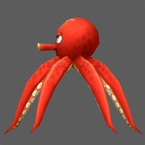 3D Model Octopus VR AR Low Poly CGTrader