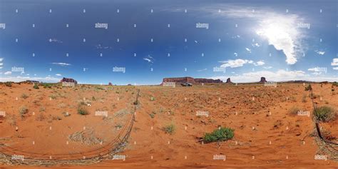 360 View Of Approaching Monument Valley Alamy