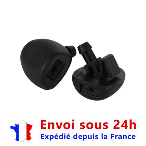 2 Gicleur Lave Glace Avant Buse Pare Brise Pour Peugeot 206 407