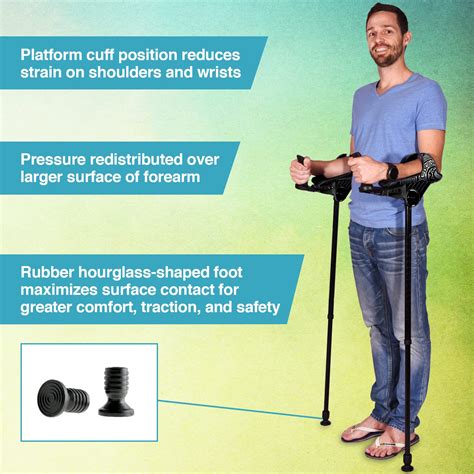 Smartcrutch Performance Nature Series Custom Forearm Crutch With