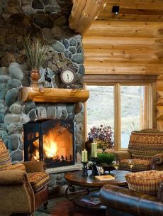 The River Rock Fireplace Surround . . . Soaring Skyward!