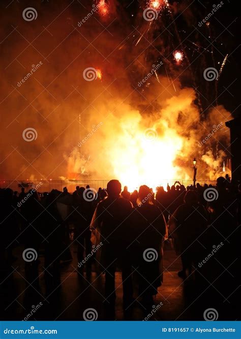 Fireworks show stock image. Image of entertainment, party - 8191657