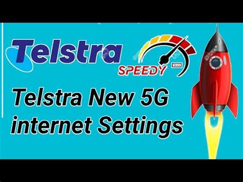 Telstra New 5G Internet Settings Telstra 5g APN Settings YouTube