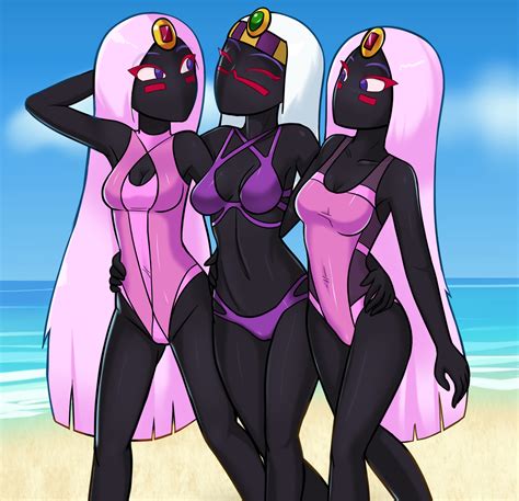 Rule 34 Black Body Clothing Dark Skin Duck Dodgers Edit Female Handmaiden Humanoid Martian