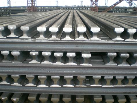 Gb Standard Steel Rail Railway Rail Zhongxiang China Manufacturer