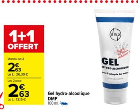 Promo Gel Hydro Alcoolique Chez Carrefour Market