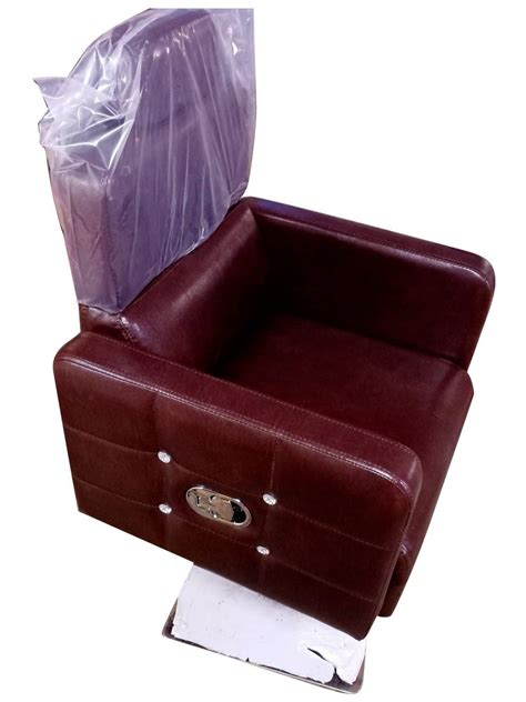 Brown 30inch Salon Hydraulic Chair Rexine Without Footrest At Rs 5800