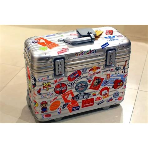 Jual Travel Label Sticker Koper Rimowa Design T Famous Logo Mixed