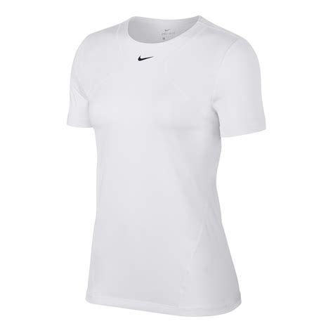 Buy Nike Pro T Shirt Women White Black Online Tennis Point