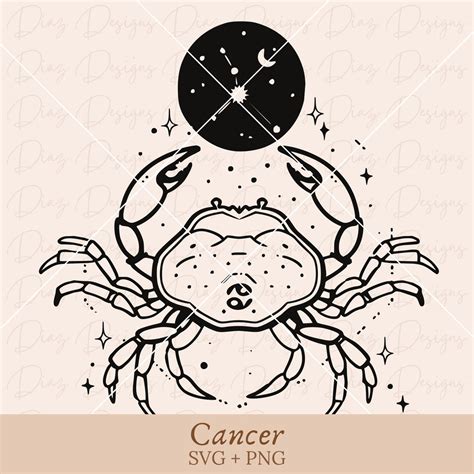 Cancer Zodiac Sign Svg Cancer Symbol Svg Cancer Horoscope Vector