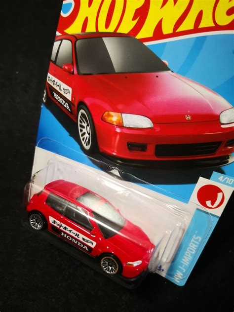 Hot Wheels Honda Civic Eg Red Hobbies Toys Toys Games On