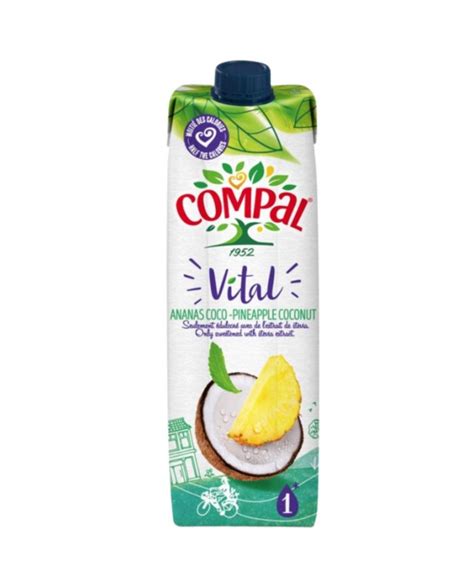 Sumo De Ananas E Coco Compal 1L