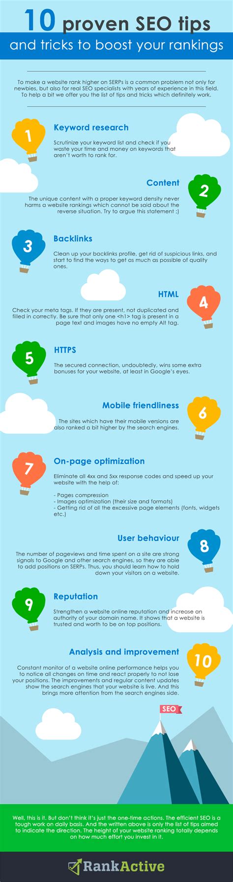 10 Proven Seo Tips And Tricks To Boost Your Rankings Rankactive All