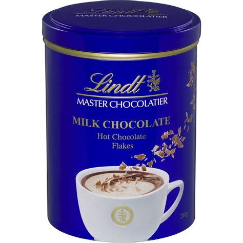 6 Woolies Lindt Hot Chocolate Flakes Milk 210g Woolworths Favorite