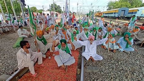 Rail Roko Impact In Pics Farmers Occupy Train Tracks Services Hit