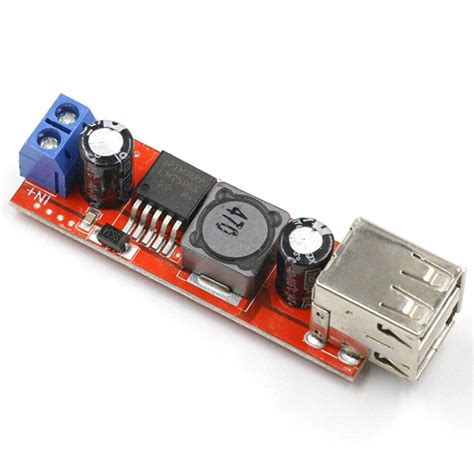 REDUCTOR DE VOLTAJE DC DC LM2596 DE 9V 36V A 5VDC 3A DOBLE USB