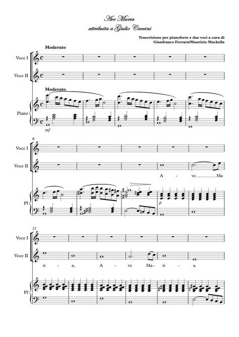 PDF Ave Maria By Caccini For 2 Voices DOKUMEN TIPS