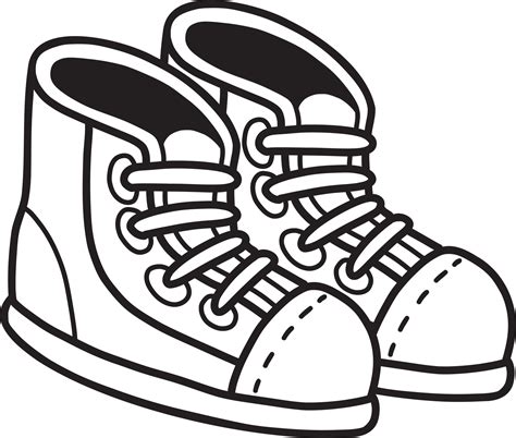 Shoe Clipart Black And White