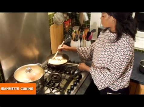 La sauce pistache en vidéo Plat Africain Jeannette Cuisine