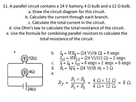 How To Calculate Total Resistance In Parallel Circuit Electric How