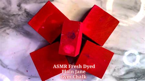 Asmr Fresh Dyed And Plain Jane Gym Chalk Oddly Satisfying Stress Relief