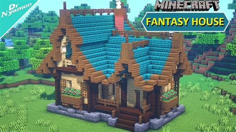 How To Build A Fantasy House Minecraft Tutorial Youtube