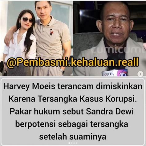 Susul Suaminya Pakar Hukum Ungkap Sandra Dewi Berpotensi Jadi